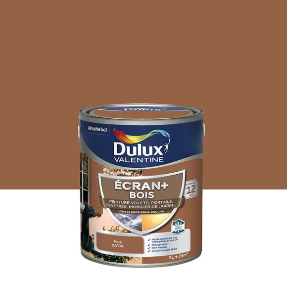 Peinture extérieure Bois Ecran+ - Teck   - 2L