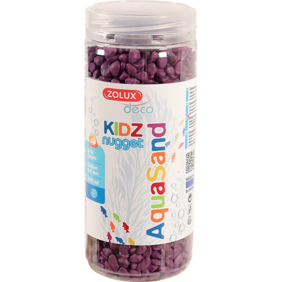 Sols decoratifs pour aquarium kidz nugget vio 500ml