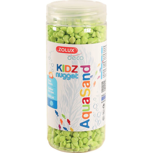 Sols decoratifs pour aquarium kidz nugget ver 500ml