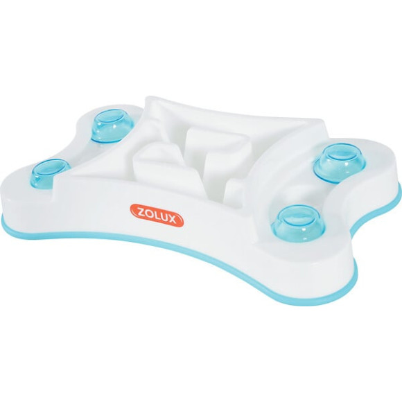 Ecuelle anti-glouton rectangle pour chien