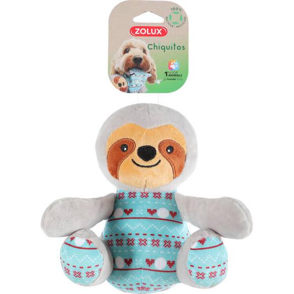 Jouet peluche chiquitos paresseux assis