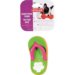 Jouet tong vinyl 12cm pour chien