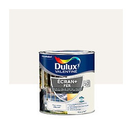 Peinture extérieure Fer Ecran+Dulux Valentine Brillant-Base White 05L