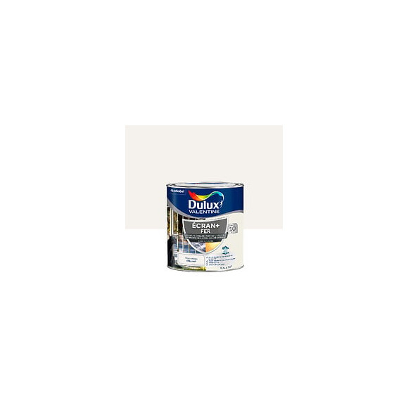 Peinture extérieure Fer Ecran+Dulux Valentine Brillant-Base White 05L