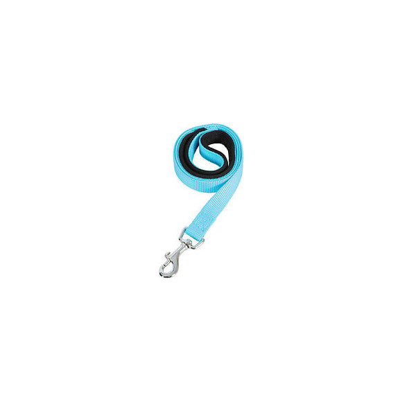 Laisse nylon confort 1m-25mm turquoise