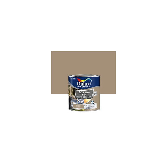 Peinture extérieure Fer Ecran+Dulux Valentine Brillant-Beige Gris 05L