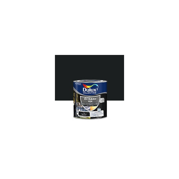 Peinture extérieure Fer Ecran+ Dulux Valentine Brillant - Noir 05 L