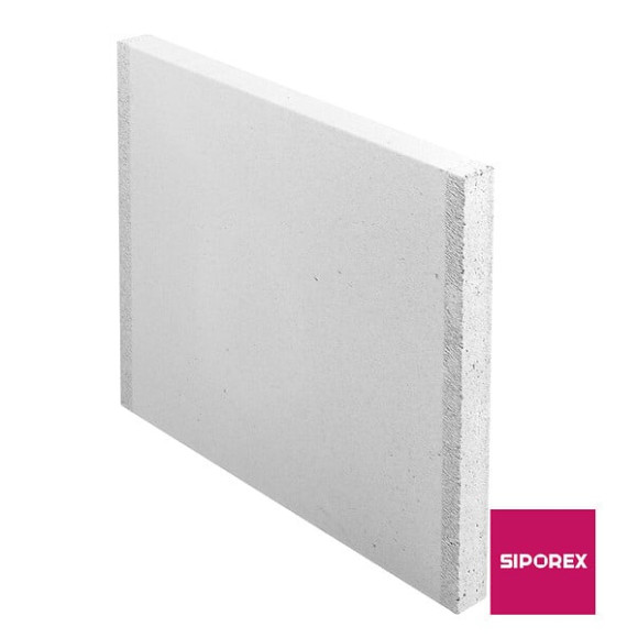 Carreau Béton Cellulaire SIPOREX 5-50 CL - 625X500x50 - 96