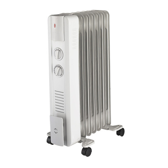 Radiateur bain d'huile - Chrome - 1500W