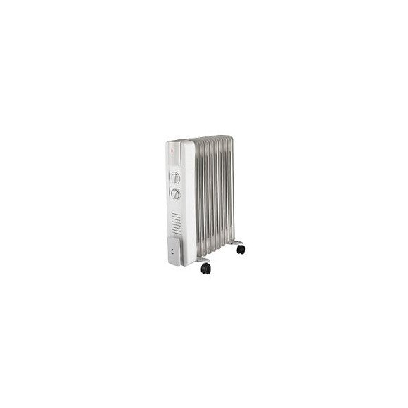 Radiateur bain d'huile - Chrome - 2000W