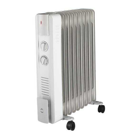 Radiateur bain d'huile - Chrome - 2000W