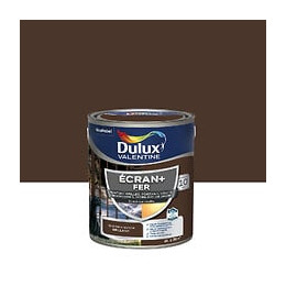 Peinture extérieure Fer Ecran+ Dulux Valentine Bril- Brun Normandie 2L