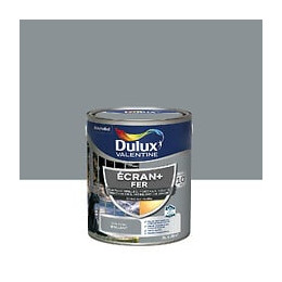 Peinture extérieure Fer Ecran+ Dulux Valentine Brillant- Gris Acier 2L