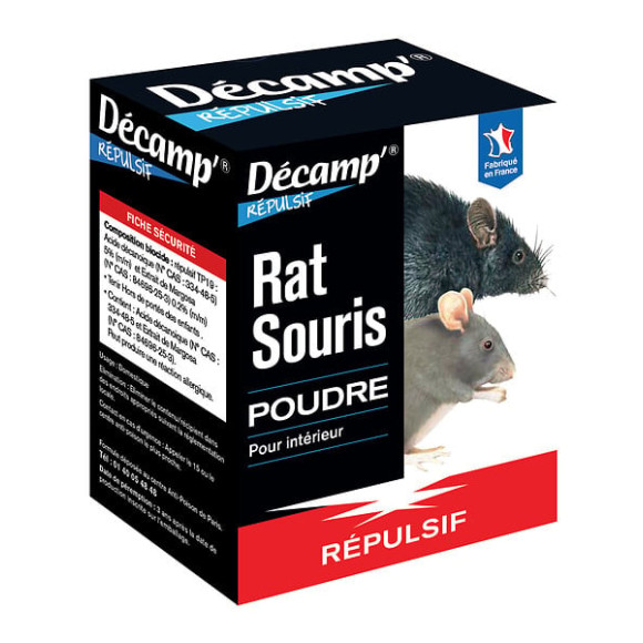 Répulsifs poudres rats et souris 250gr