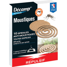 10x spirales anti moustiques