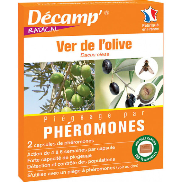 VER DE L'OLIVE  DACUS OLAE -2capsules DECAMP'RADICAL