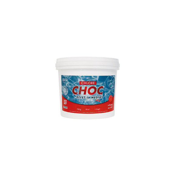 Chlore choc - Granulés - Seau de 5kg - Edg By Aqualux