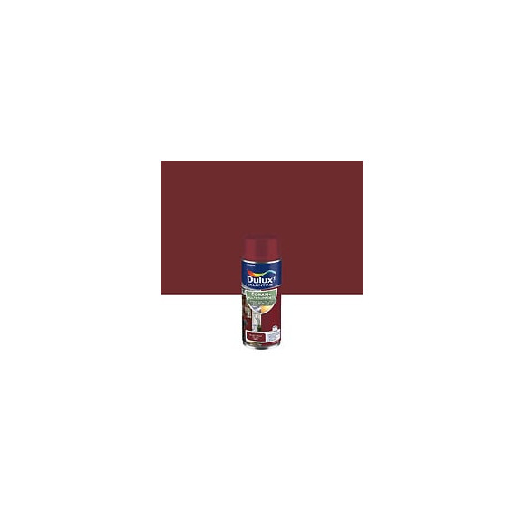 Aérosol Multi-supports Ecran+ Dulux Valentine Satin-Rouge Basque 400ml