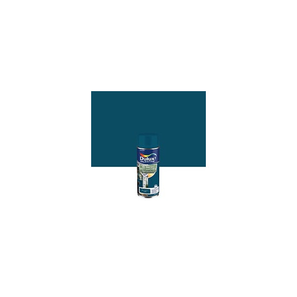 Aérosol Multi-supports Ecran+ Dulux Valentine Satin-Bleu Amazone 400ml