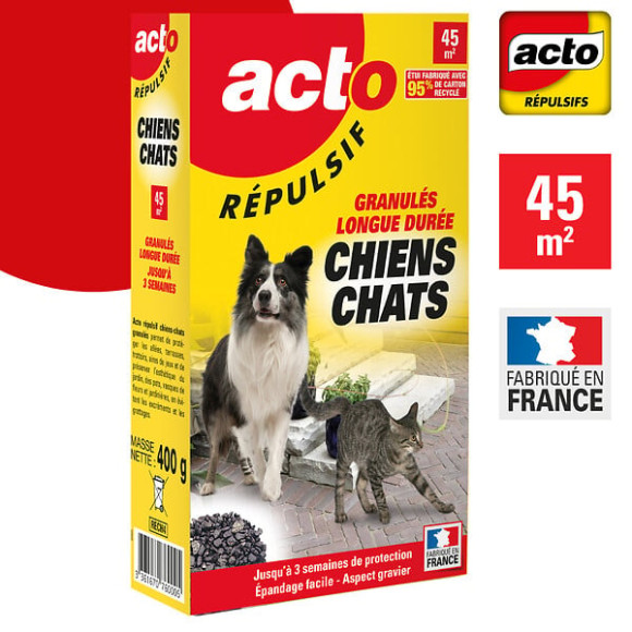 Granulés répulsifs chiens-chats 400gr