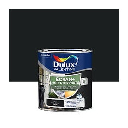 Peinture Ext M/Sup Ecran+ Dulux Valentine Satin - Noir 05 L