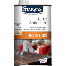 Cire Antiquaire liquide Bois ciré Ton naturel 500ml