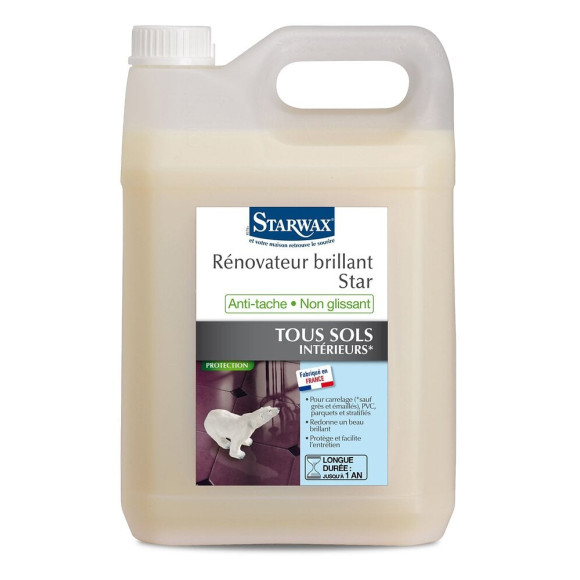 Rénovateur Brillant protecteur Star Sols intérieurs 5l