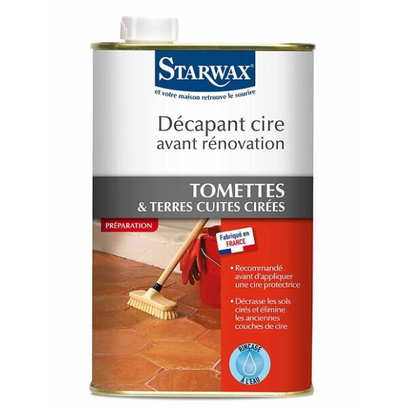 Décapant ciré avant rénovation Tomettes-Terre cuite 1l