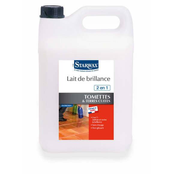 Lait de brillance 2en1 Tomettes-Terres cuites 5l