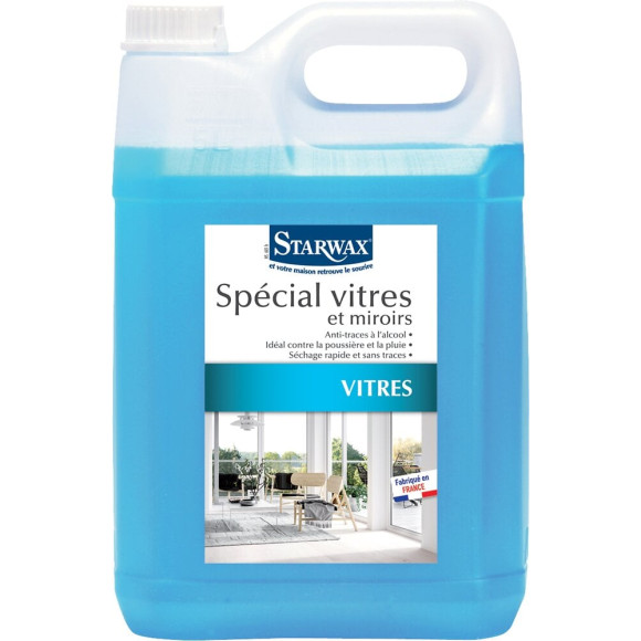 Nettoyant Vitres-Miroirs Anti-traces à  l'alcool 5l