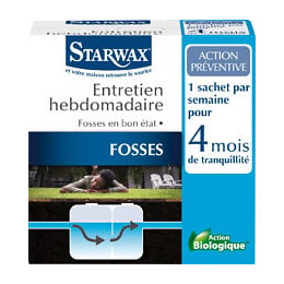 Entretien Fosses Hebdomadaire 4mois x18 sachets de 25g