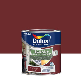 Peinture Ext M/Sup Ecran+ Dulux Valentine Satin - Rouge Basque  05 L