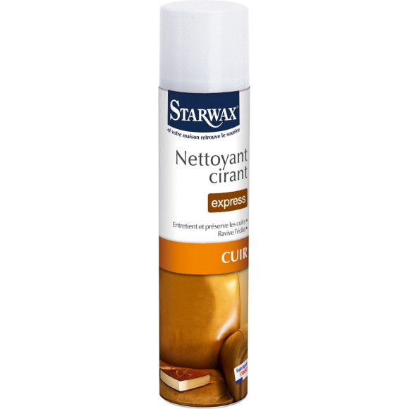 Nettoyant cirant Cuir Aérosol 300ml