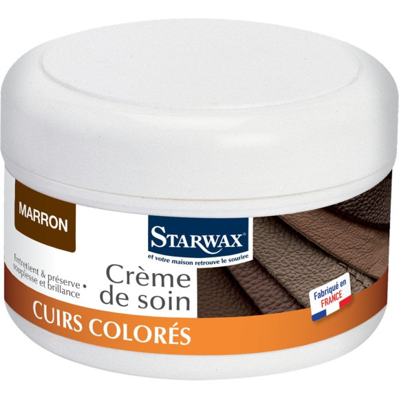 Crème de soin Cuirs Marron Pot 150ml