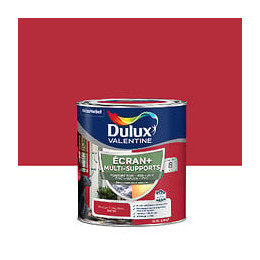 Peinture Ext M/Sup Ecran+ Dulux Valentine Satin- Rouge Coquelicot 05L