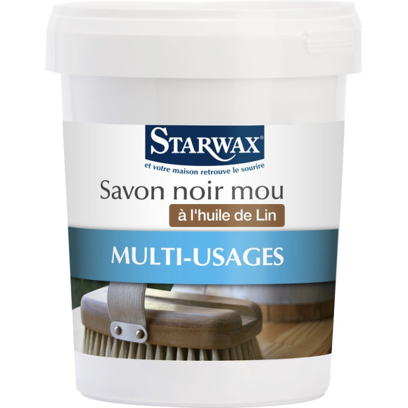 Savon noir mou Huile de lin Multi-usages 1kg