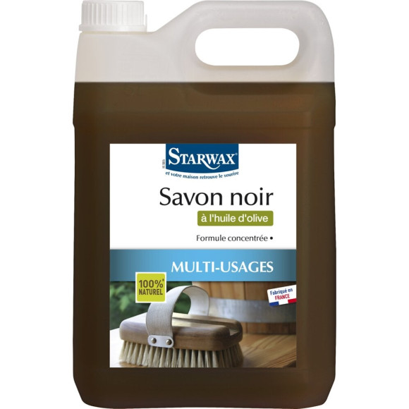 Savon noir concentré Huile d'olive Multi-usages 5l