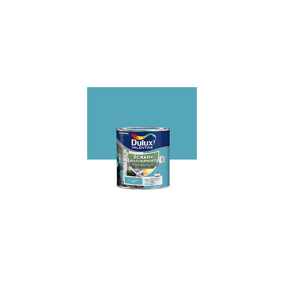 Peinture Ext M/Sup Ecran+ Dulux Valentine Satin - Bleu Turquoise 05 L