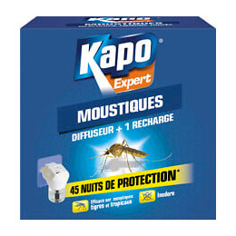 Insecticide Moustiques Diffuseur liquide + 1 recharge