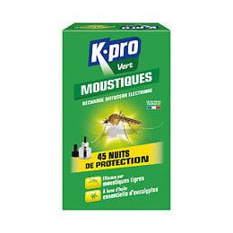 Kpro vert recharge liquide pour diffuseur electrique moustique