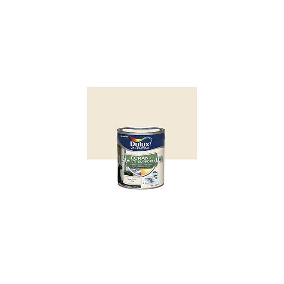 Peinture Ext M/Sup Ecran+ Dulux Valentine Satin - Blanc Cassé 2 L