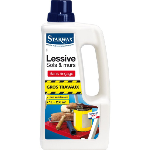 Lessive Sols-Murs Gros travaux Sans rinçage 1l