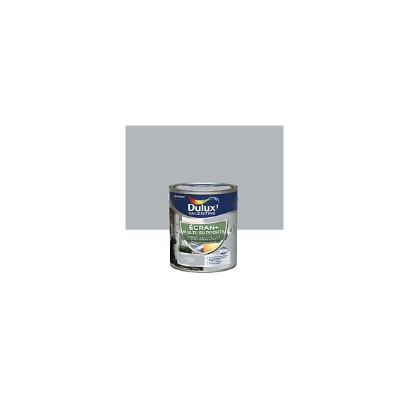 Peinture Ext M/Sup Ecran+ Dulux Valentine Satin - Gris Franc 2 L