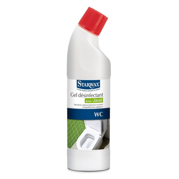 Désinfectant Nettoyant WC Gel Javel 750ml