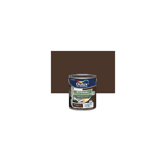 Peinture Ext M/Sup Ecran+ Dulux Valentine Satin - Brun Normandie 2 L