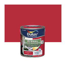 Peinture Ext M/Sup Ecran+ Dulux Valentine Satin - Rouge Coquelicot 2 L