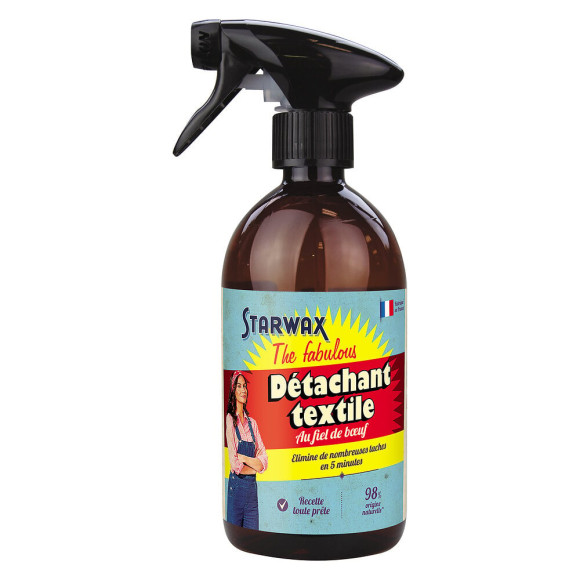 Détachant Textile au fiel de boeuf Pulvérisateur 500ml