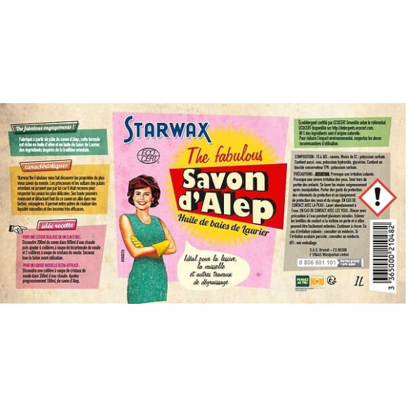 Savon d'alep 1litre