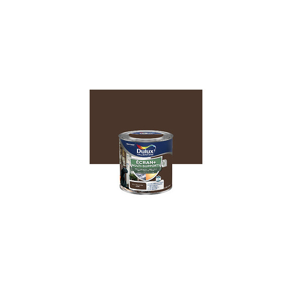 Peinture Ext M/Sup Ecran+ Dulux Valentine Satin - Brun Normandie 025L