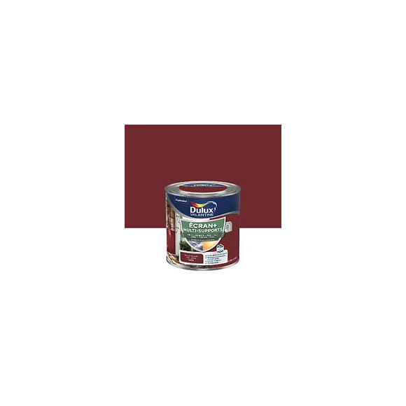 Peinture Ext M/Sup Ecran+ Dulux Valentine Satin - Rouge Basque 025 L